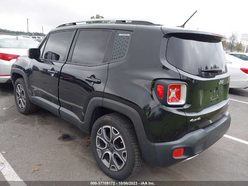 2017 JEEP RENEGADE LIMITED - ZACCJBDB6HPE59072