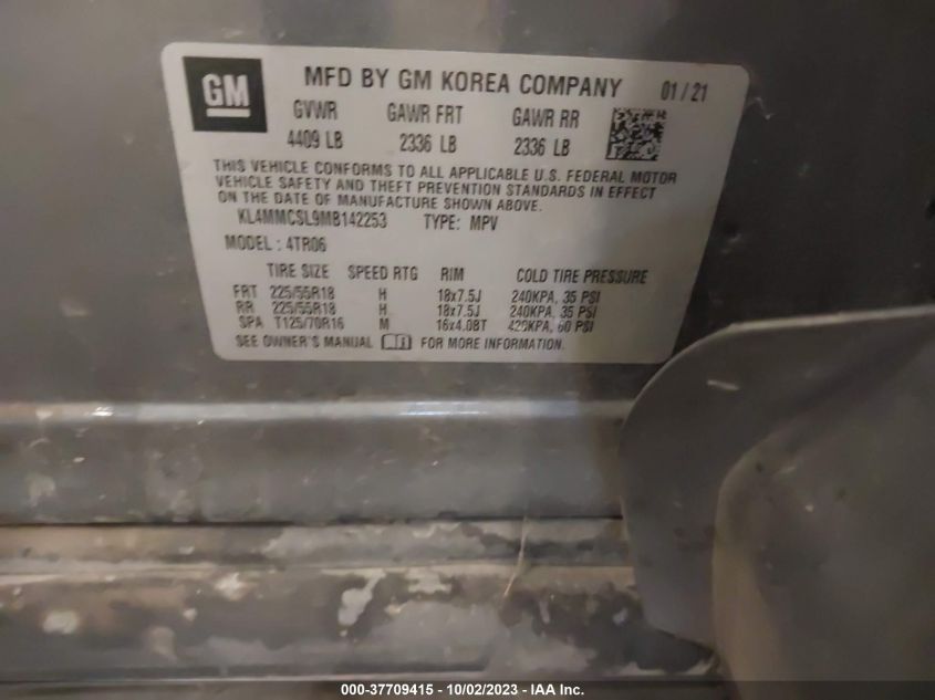 2021 BUICK ENCORE GX PREFERRED - KL4MMCSL9MB142253