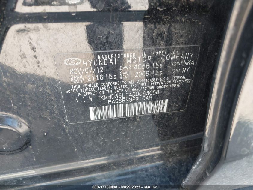 2013 HYUNDAI ELANTRA GT - KMHD35LE4DU063058
