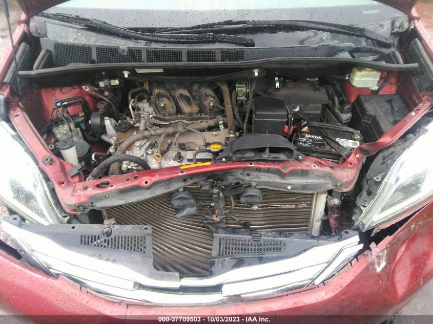 5TDYK3DC0FS687702 2015 TOYOTA SIENNA, photo no. 10