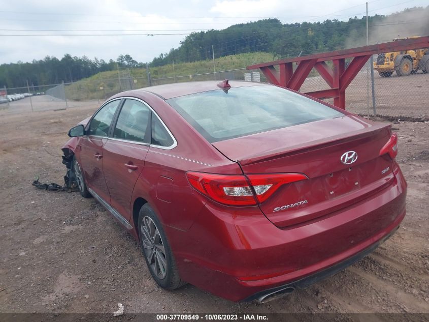 2015 HYUNDAI SONATA 2.4L SPORT - 5NPE34AF4FH108821