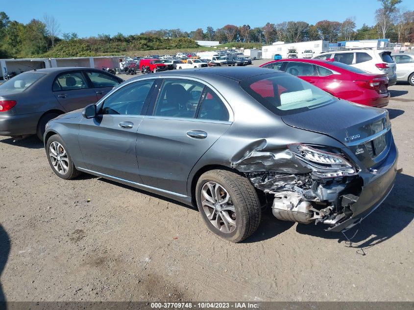 2017 MERCEDES-BENZ C 300 SPORT 4MATIC/LUXURY 4MATIC/4MATIC - 55SWF4KB5HU206327