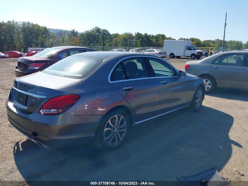 2017 MERCEDES-BENZ C 300 SPORT 4MATIC/LUXURY 4MATIC/4MATIC - 55SWF4KB5HU206327