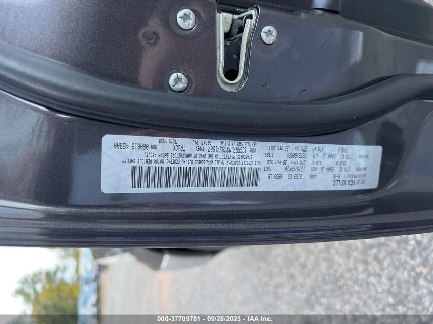 2016 RAM 1500 BIG HORN - 1C6RR7LM3GS371907