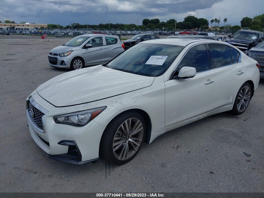 VIN JN1EV7CP4MM706642 2021 INFINITI Q50 3.0T SENSORY