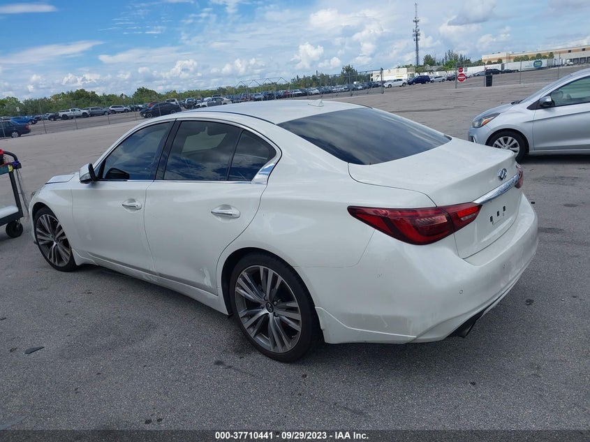 VIN JN1EV7CP4MM706642 2021 INFINITI Q50 3.0T SENSORY