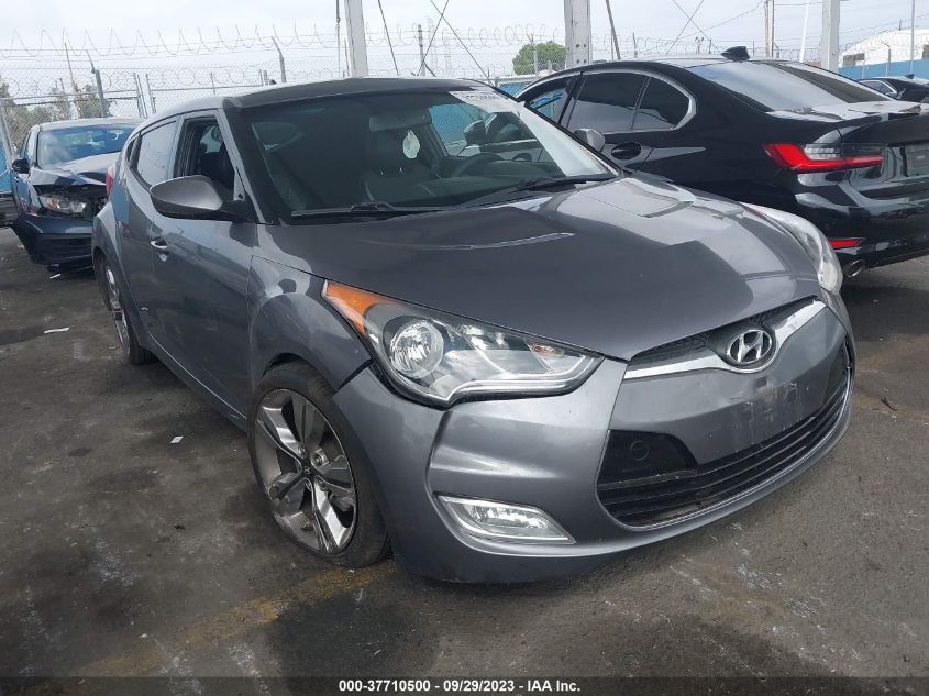 2013 HYUNDAI VELOSTER W/BLACK INT - KMHTC6AD8DU108630