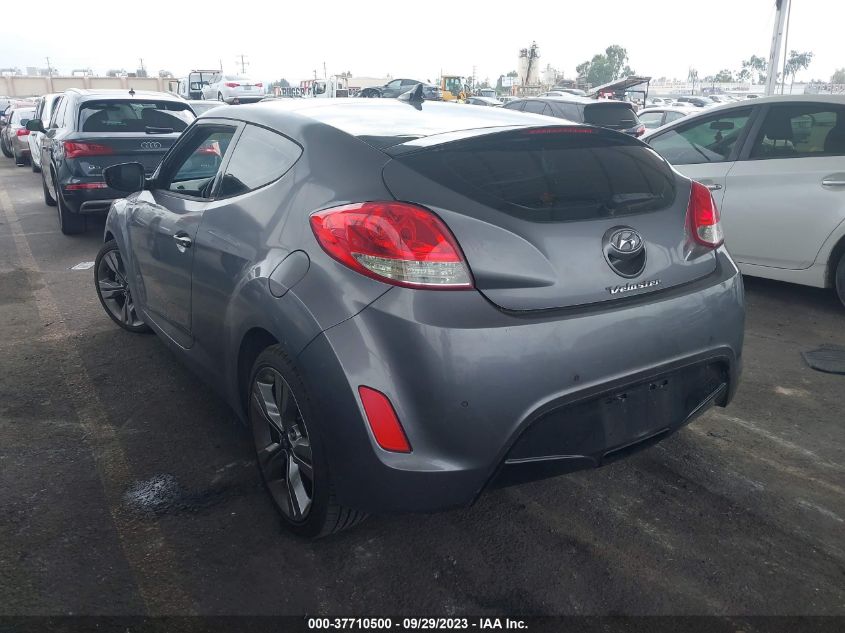 2013 HYUNDAI VELOSTER W/BLACK INT - KMHTC6AD8DU108630