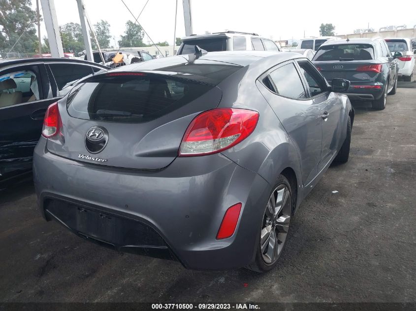 2013 HYUNDAI VELOSTER W/BLACK INT - KMHTC6AD8DU108630