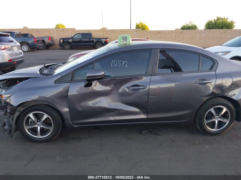 2015 HONDA CIVIC SEDAN SE - 19XFB2F73FE291226