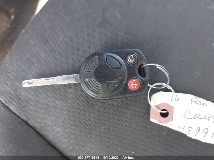 2016 FORD FOCUS SE - 1FADP3K21GL390697