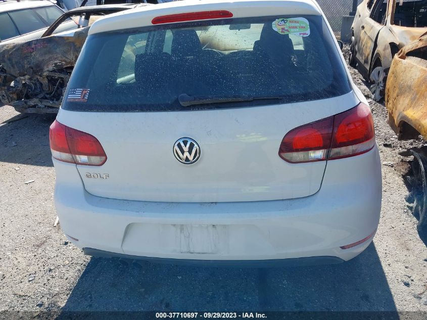 2013 VOLKSWAGEN GOLF W/CONV & SUNROOF - WVWDB7AJ2DW131655