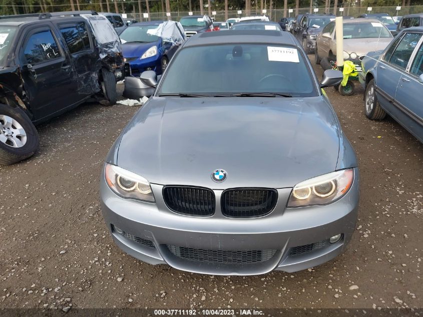 2013 BMW 1 SERIES 128I - WBAUP9C54DVF46799