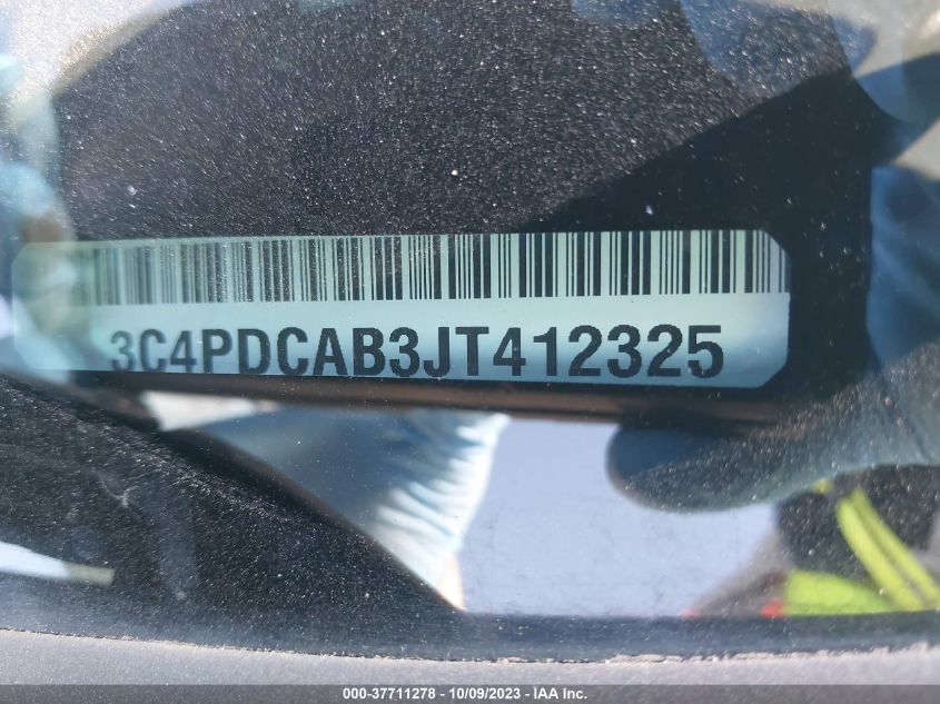 2018 DODGE JOURNEY SE - 3C4PDCAB3JT412325