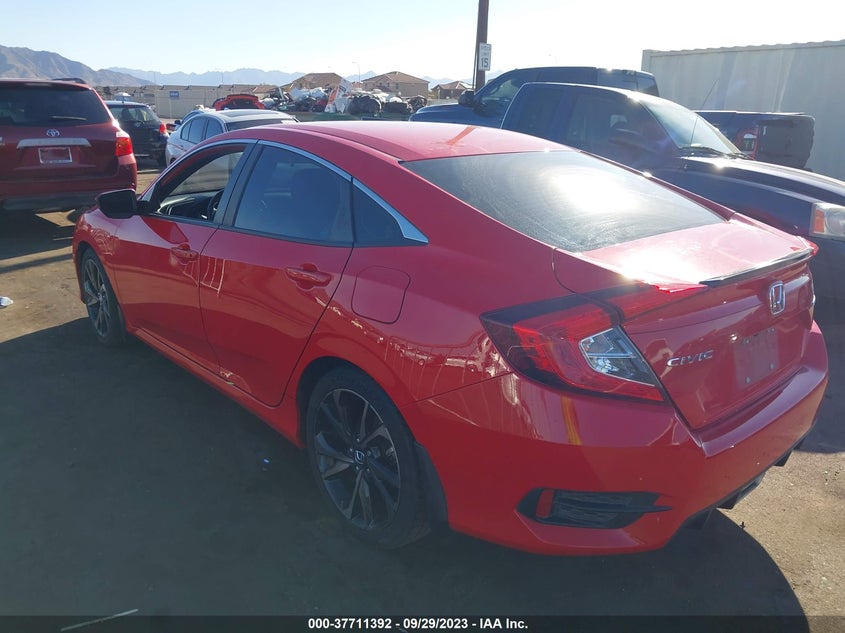 VIN 2HGFC2F86LH562125 2020 HONDA CIVIC SEDAN SPORT