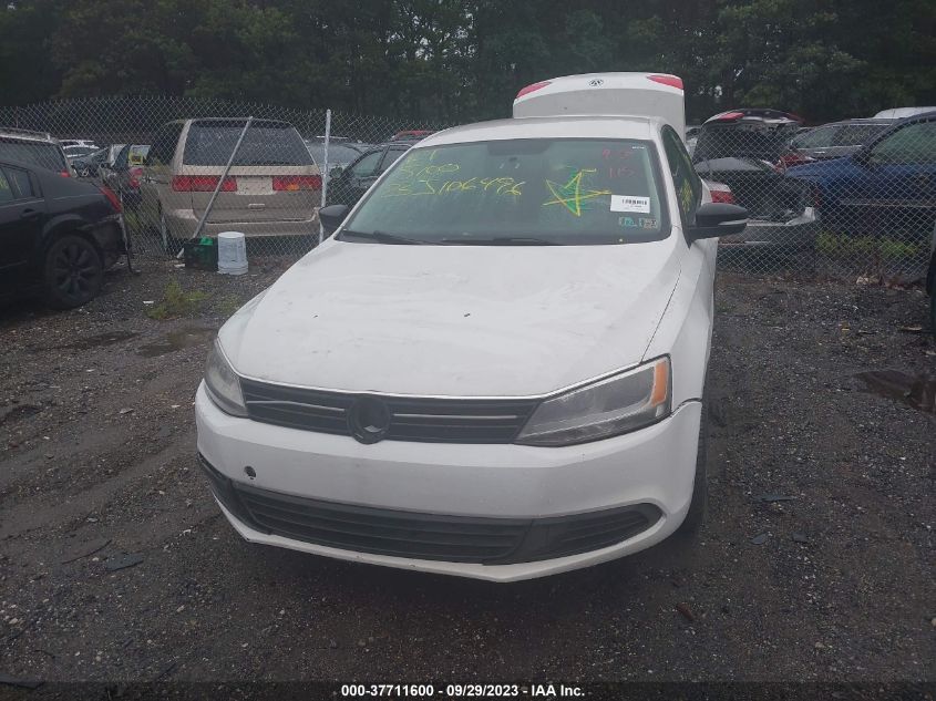 2013 VOLKSWAGEN JETTA SEDAN S - 3VW2K7AJ1DM366553