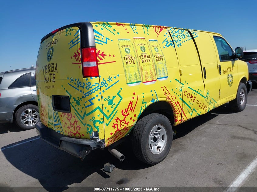 VIN 1GCZGGFP5N1165592 2022 CHEVROLET EXPRESS CARGO VAN