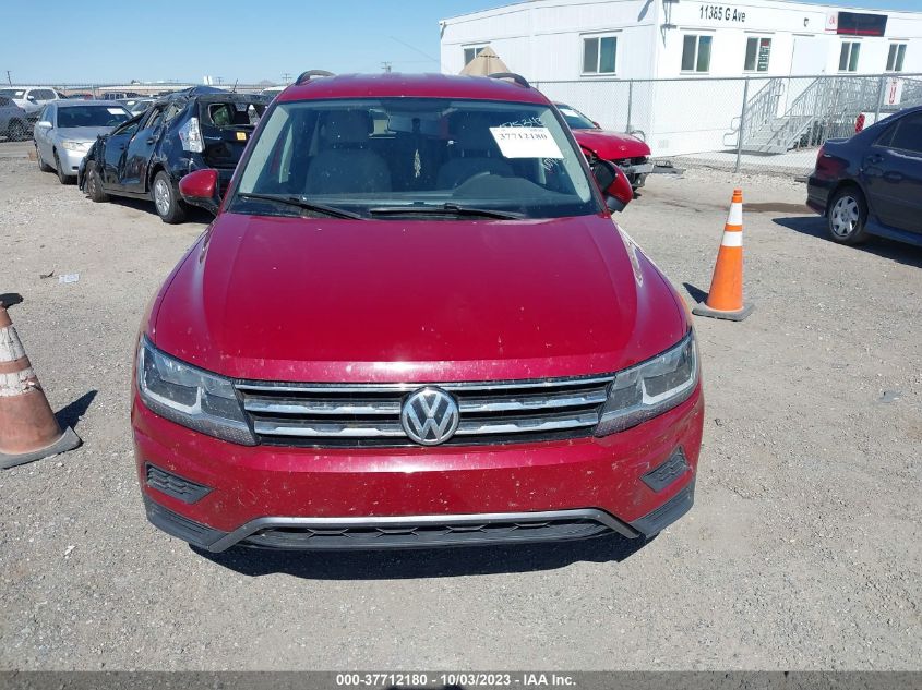 2018 VOLKSWAGEN TIGUAN S - 3VV0B7AX9JM075343