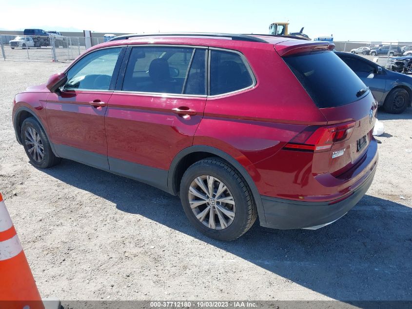 2018 VOLKSWAGEN TIGUAN S - 3VV0B7AX9JM075343