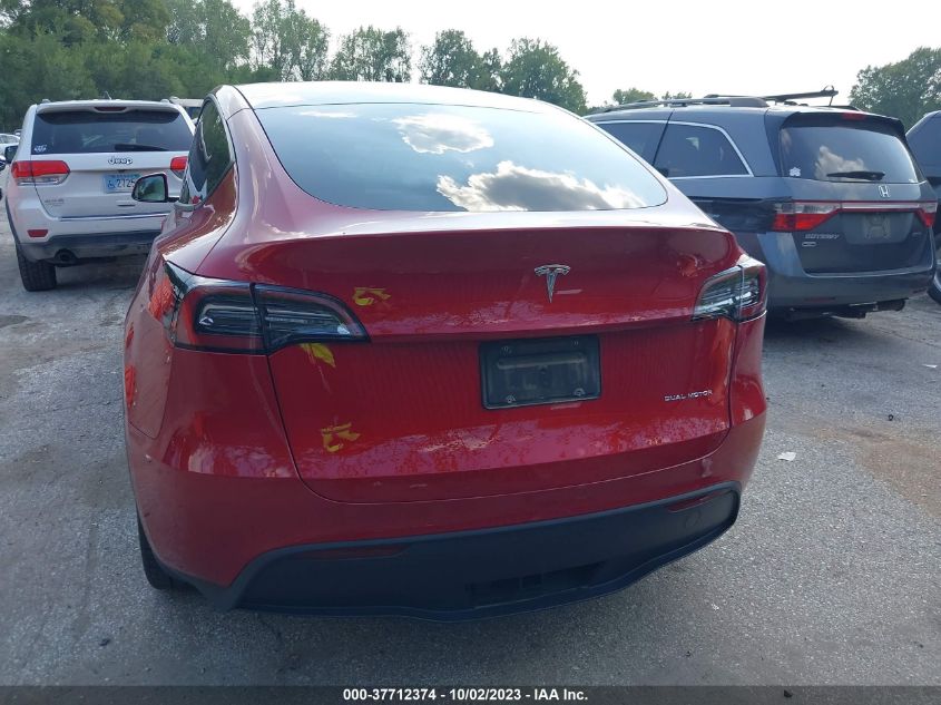 2020 TESLA MODEL Y LONG RANGE - 5YJYGDEEXLF020739