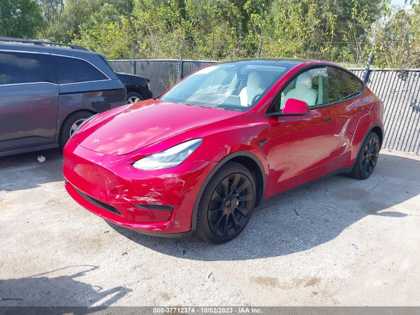 2020 TESLA MODEL Y LONG RANGE - 5YJYGDEEXLF020739