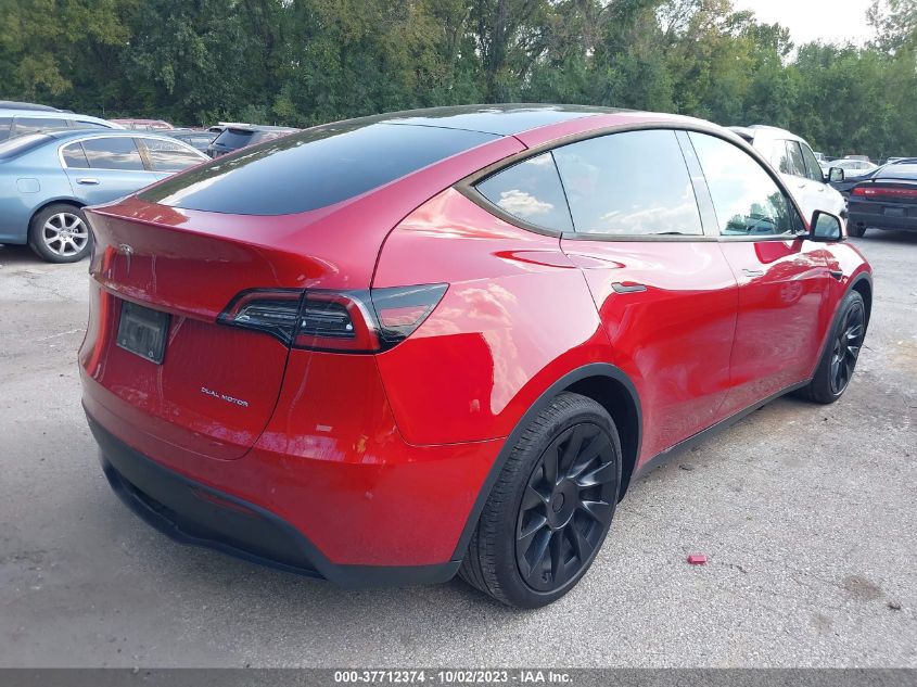 2020 TESLA MODEL Y LONG RANGE - 5YJYGDEEXLF020739