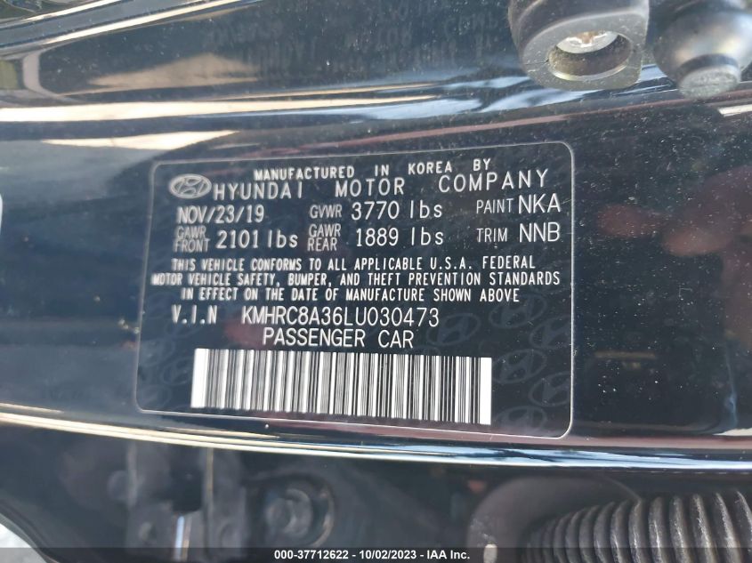 2020 HYUNDAI VENUE SEL - KMHRC8A36LU030473