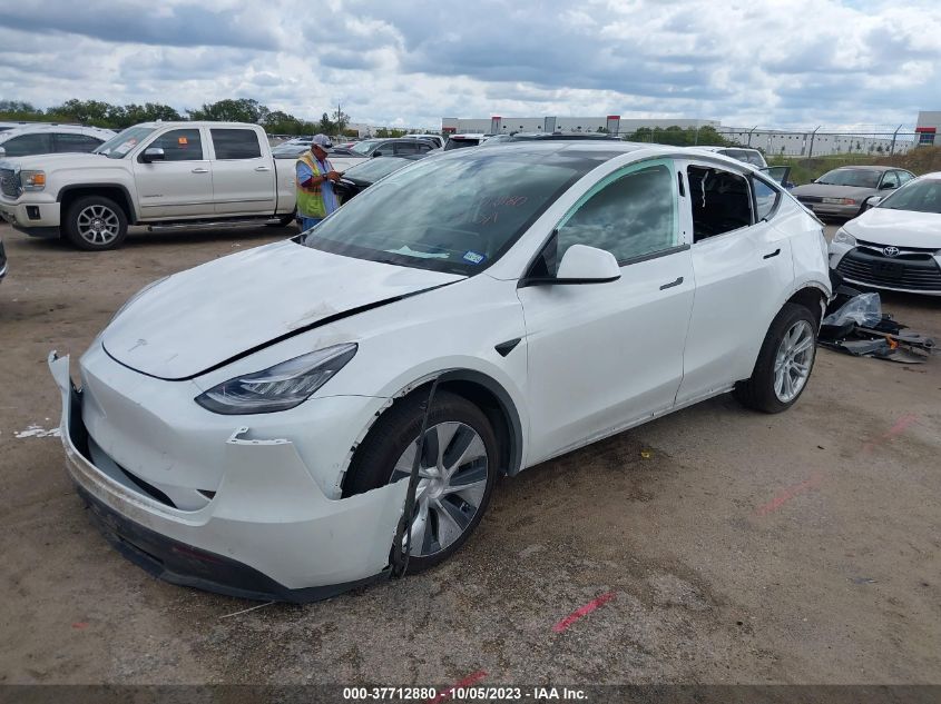 VIN 7SAYGDEE2NF440565 2022 TESLA MODEL Y LONG RANGE