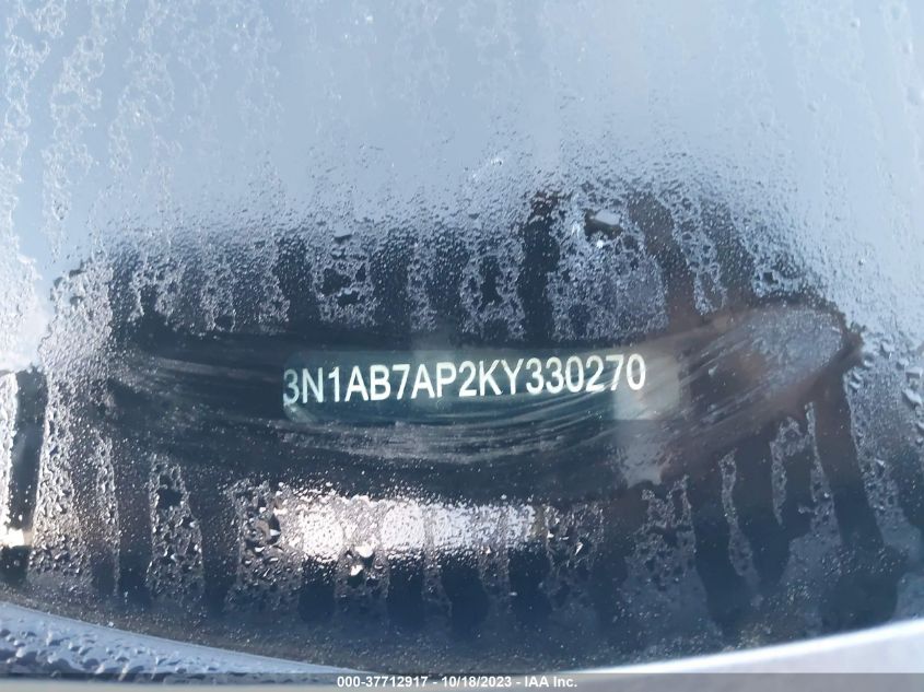 2019 NISSAN SENTRA S/SV/SR/SL - 3N1AB7APZKY330270