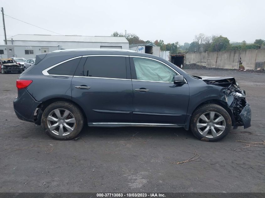 2015 ACURA MDX ADVANCE/ENTERTAINMENT PKG 5FRYD3H85FB004833