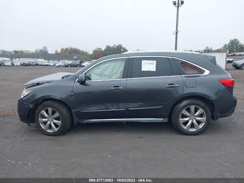 2015 ACURA MDX ADVANCE/ENTERTAINMENT PKG 5FRYD3H85FB004833