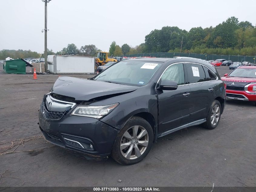 2015 ACURA MDX ADVANCE/ENTERTAINMENT PKG 5FRYD3H85FB004833