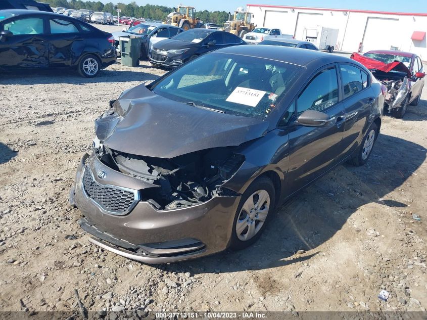 2015 KIA FORTE LX - KNAFX4A66F5349947