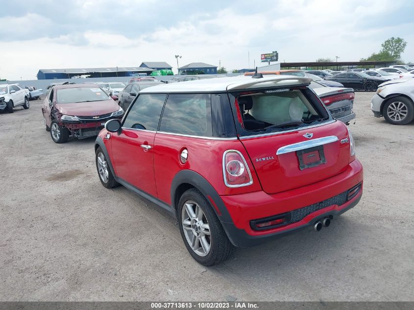 2013 MINI COOPER HARDTOP S - WMWSV3C57DT394536