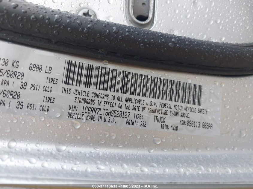 2017 RAM 1500 SLT - 1C6RR7LT6HS528127