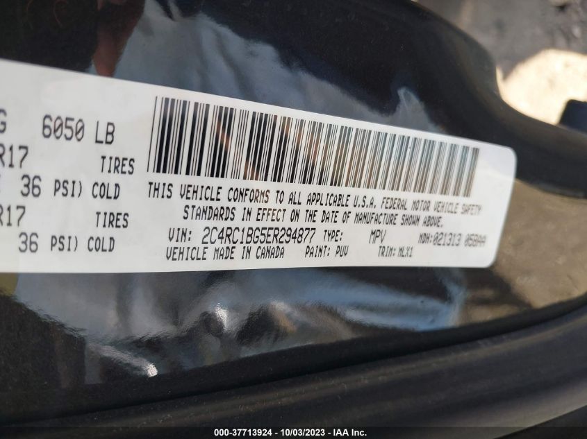 2014 CHRYSLER TOWN & COUNTRY TOURING - 2C4RC1BG5ER294877