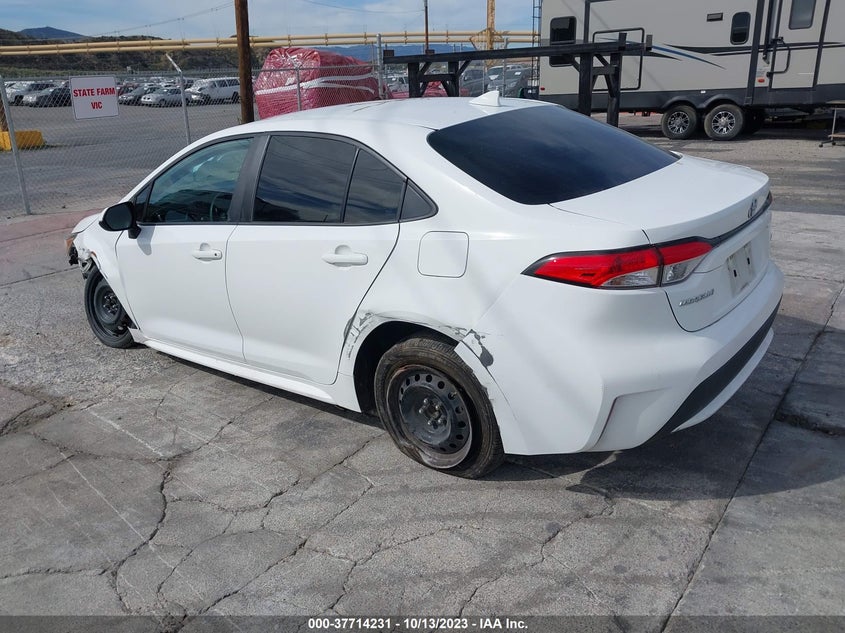 VIN 5YFEPRAEXLP023540 2020 TOYOTA COROLLA LE