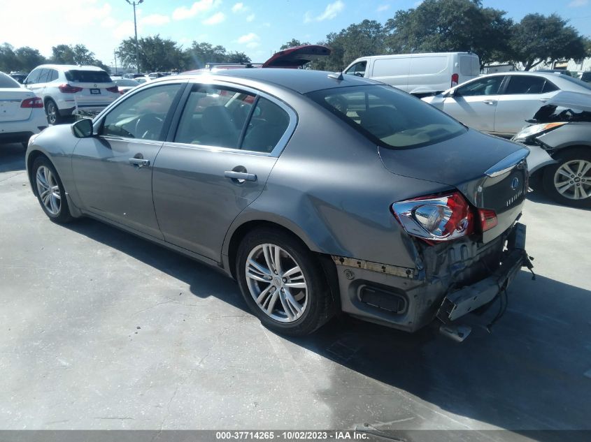 2013 INFINITI G37 SEDAN JOURNEY JN1CV6AP7DM717428