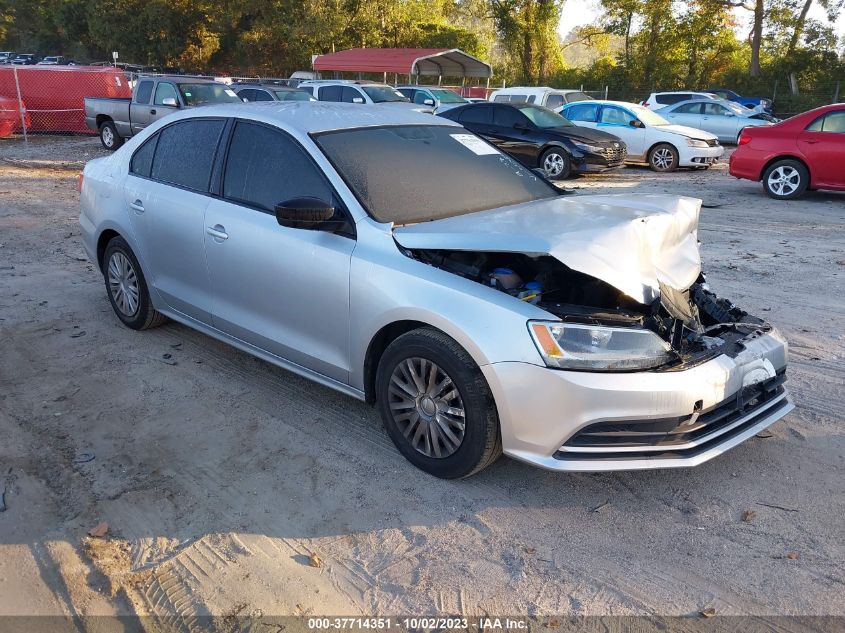 2015 VOLKSWAGEN JETTA SEDAN 2.0L S - 3VW2K7AJ8FM314064