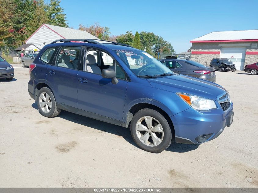 2016 SUBARU FORESTER 2.5I - JF2SJABC1GH555801