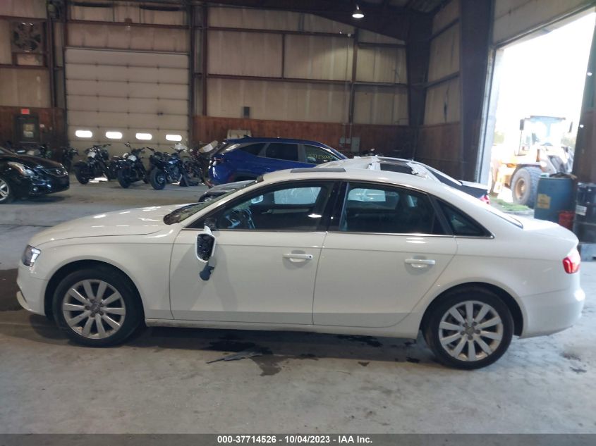 2013 AUDI A4 PREMIUM - WAUBFAFL3DN037340