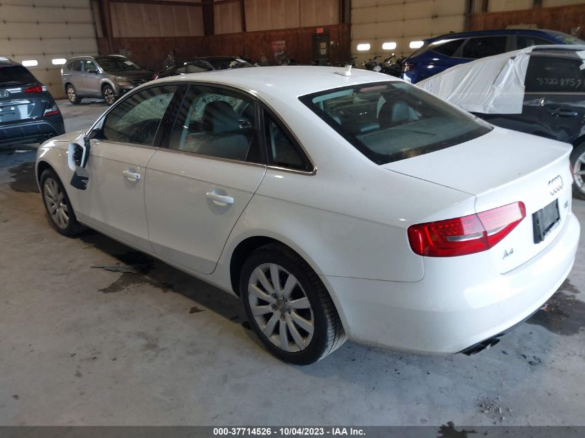 2013 AUDI A4 PREMIUM - WAUBFAFL3DN037340