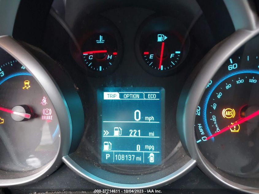 2013 CHEVROLET CRUZE ECO - 1G1PH5SB4D7242539