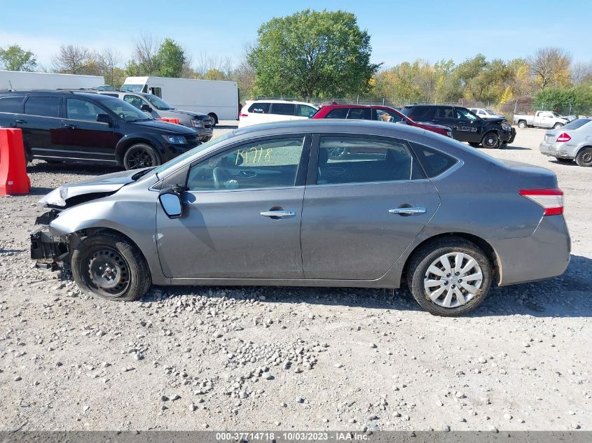 2015 NISSAN SENTRA SR/SL/S/SV/FE+ S - 3N1AB7AP0FL652229