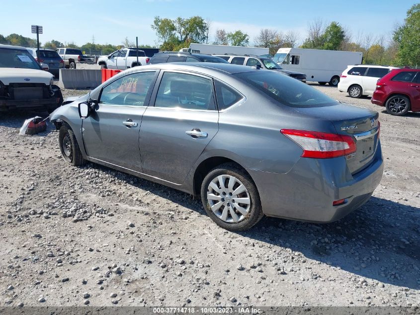 2015 NISSAN SENTRA SR/SL/S/SV/FE+ S - 3N1AB7AP0FL652229