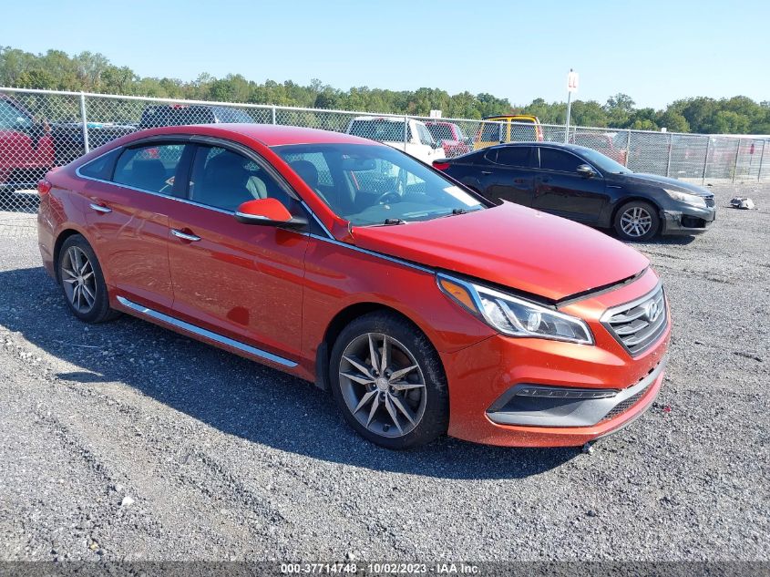 2015 HYUNDAI SONATA 2.0T SPORT - 5NPE34AB6FH076421