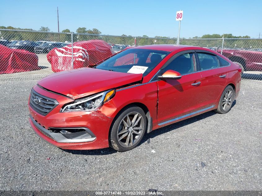 2015 HYUNDAI SONATA 2.0T SPORT - 5NPE34AB6FH076421