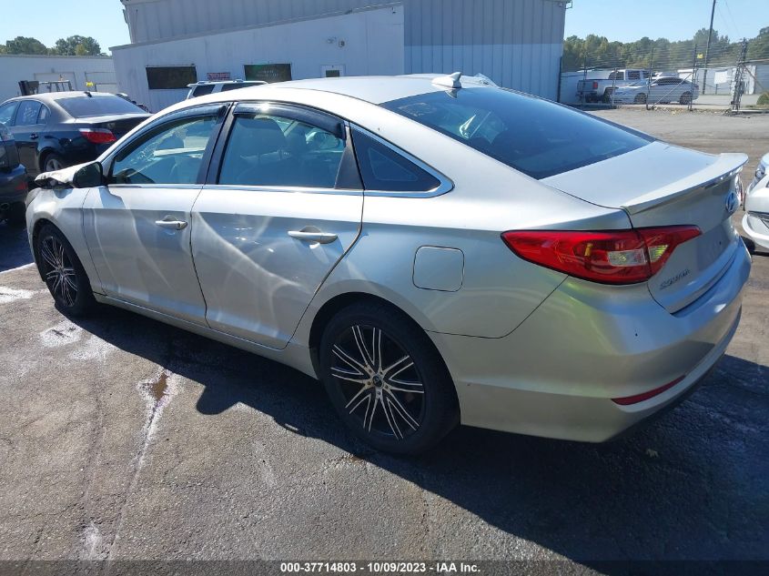 2015 HYUNDAI SONATA 2.4L SE - 5NPE24AF5FH244247