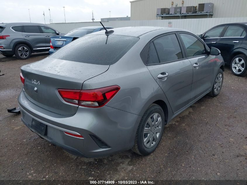 2022 KIA RIO LX/S - 3KPA24AD6NE503862