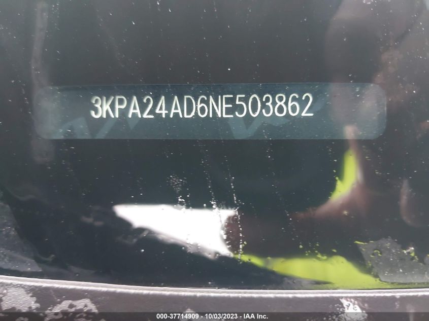 2022 KIA RIO LX/S - 3KPA24AD6NE503862